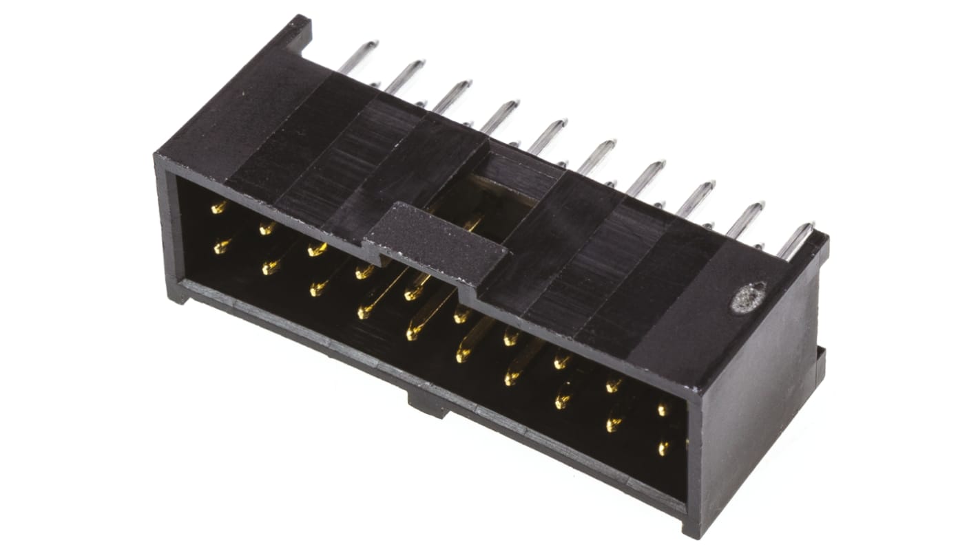 Molex C-Grid III Series Straight Through Hole PCB Header, 20 Contact(s), 2.54mm Pitch, 2 Row(s), Shrouded