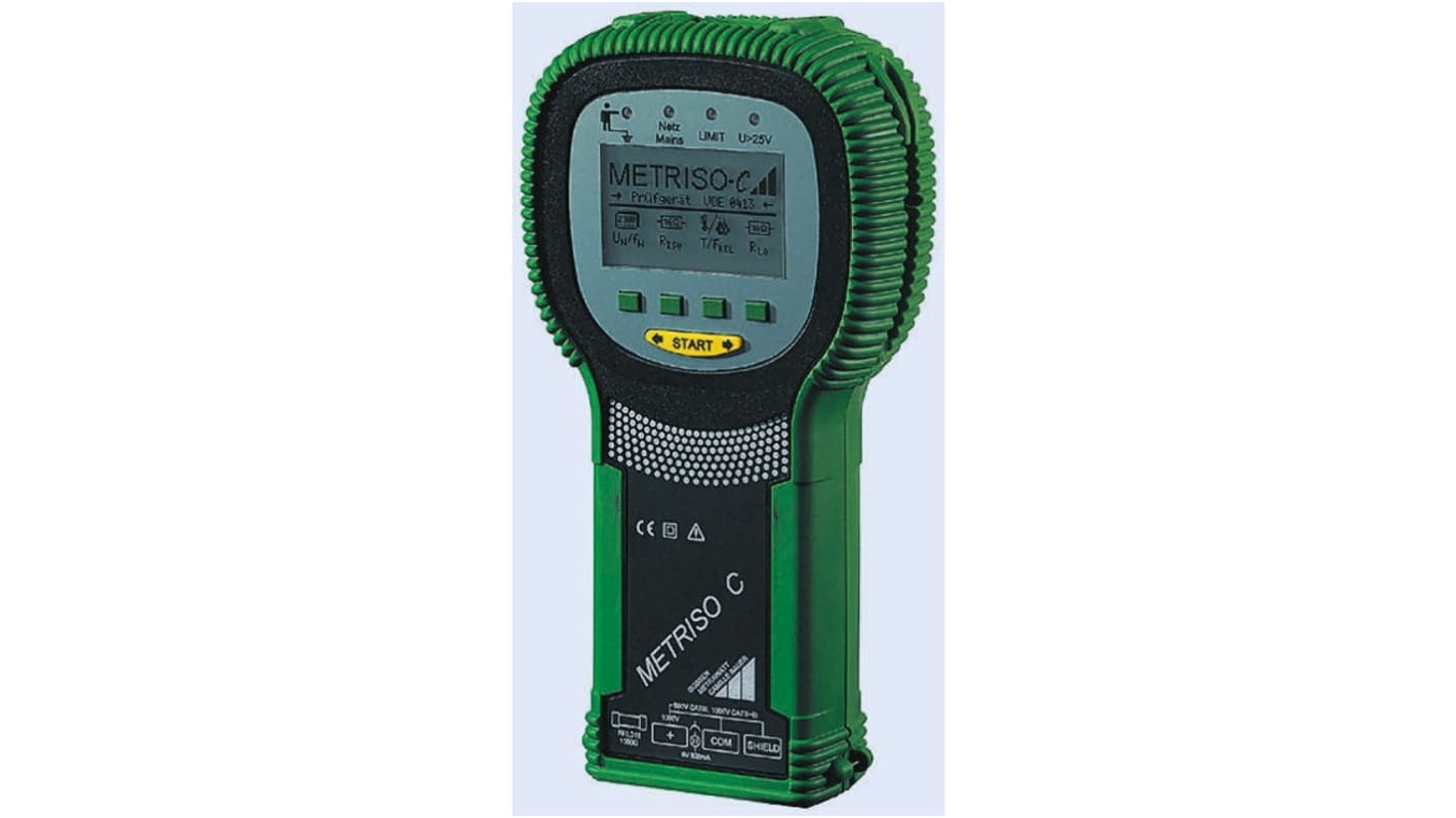 Gossen Metrawatt METRISO C Insulation Resistance Tester, 50V Min, 1000V Max, 100GΩ Max, CAT II 500 V