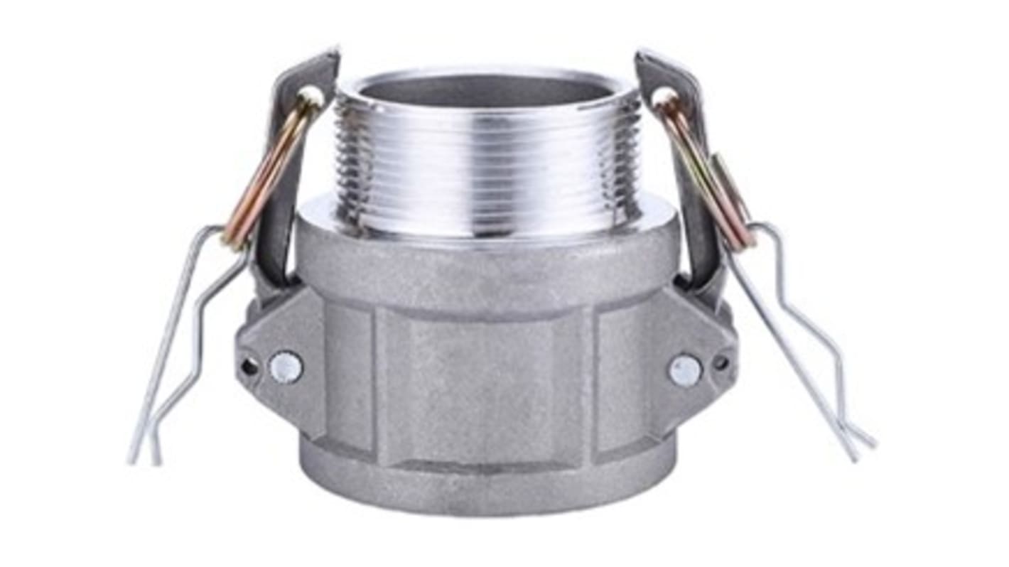 RS PRO Hose Connector, Straight Cam & Groove Coupling, BSP 2in 2in ID, 17 bar