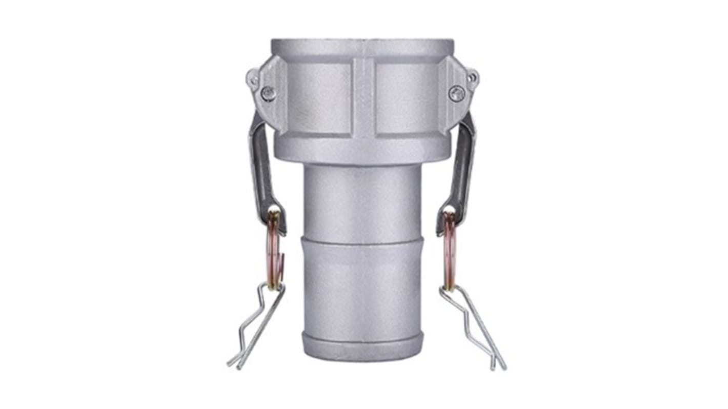 RS PRO Schlauchanschluss 1Zoll 1Zoll-Gewinde Aluminium Stecknippel 17 bar