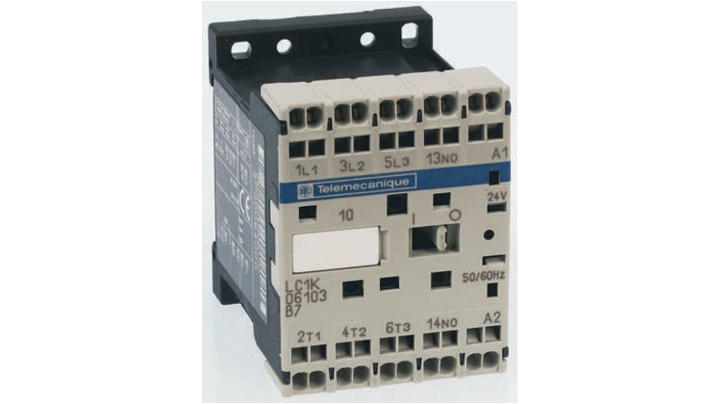 Schneider Electric TeSys K LC1K Contactor, 230 V ac Coil, 3-Pole, 9 A, 4 kW, 3NO, 690 V ac