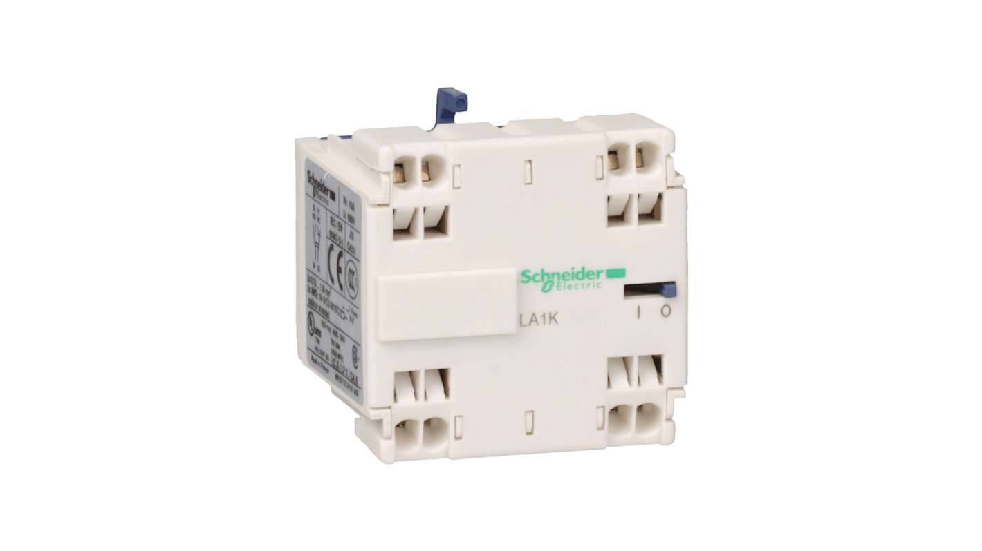 Styk pomocniczy Schneider Electric 2 1NC + 1NO LA1K Zacisk klatkowy montaż czołowy