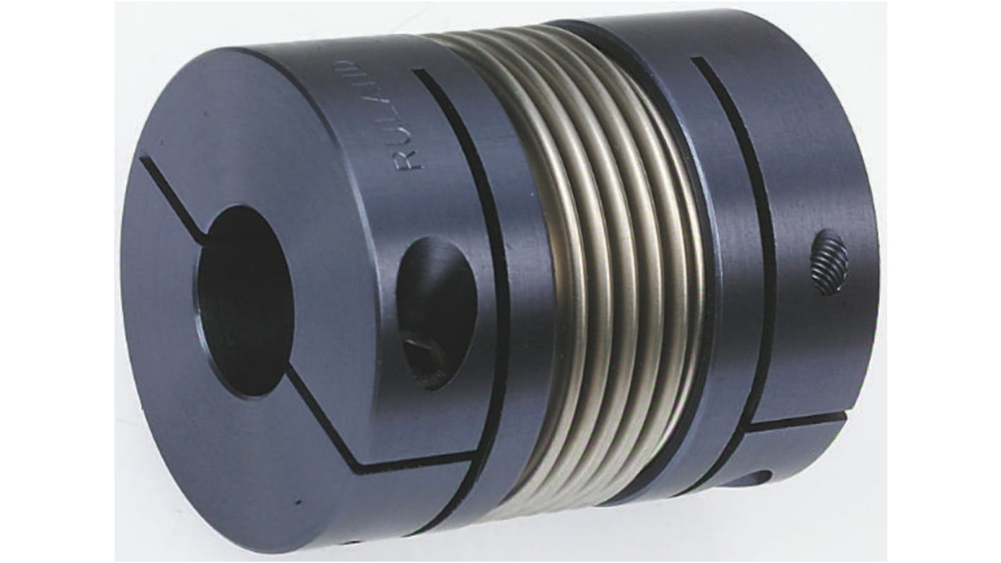 Ruland, 25.4mm Outside Diameter, 8mm Bore, 33.3mm Length Bellows Coupling