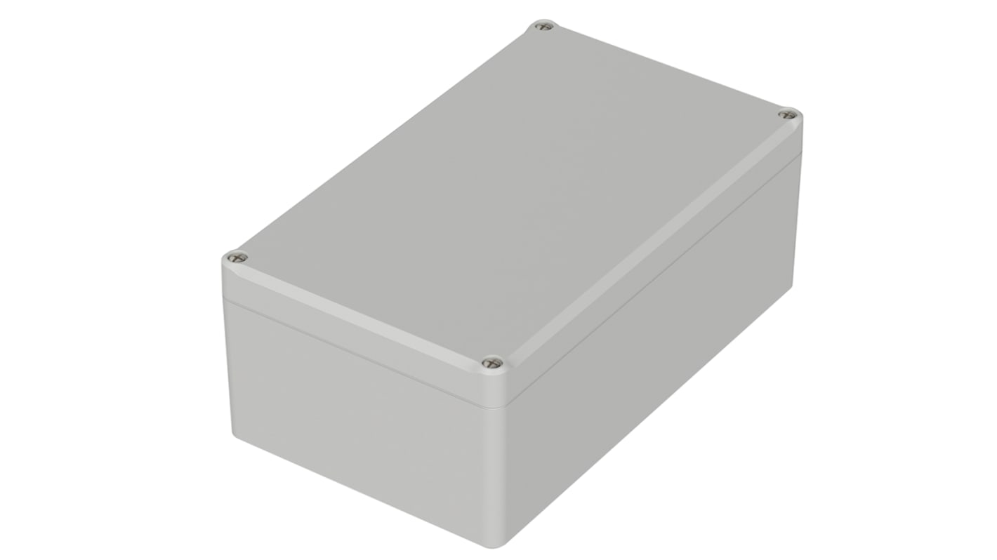 Bopla Euromas II Series Light Grey Polycarbonate Enclosure, IP65, Light Grey Lid, 200 x 120 x 77mm