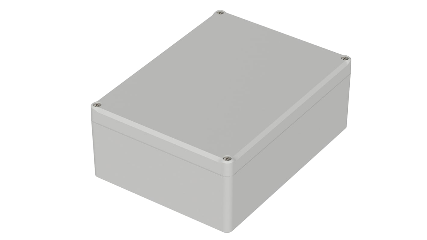 Bopla Euromas II Series Light Grey Polycarbonate Enclosure, IP65, Light Grey Lid, 200 x 150 x 77mm