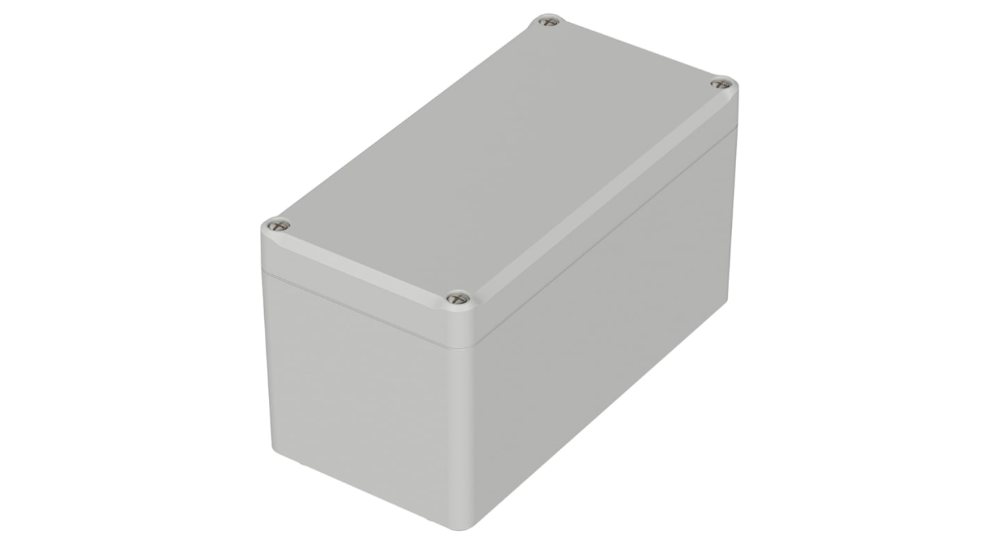 Bopla Euromas II Series Light Grey Polycarbonate Enclosure, IP65, Light Grey Lid, 160 x 80 x 87mm