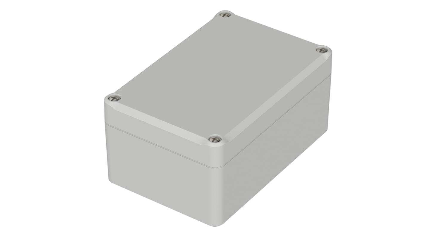 Bopla Euromas II Series Light Grey ABS Enclosure, IP65, Light Grey Lid, 120 x 80 x 57mm