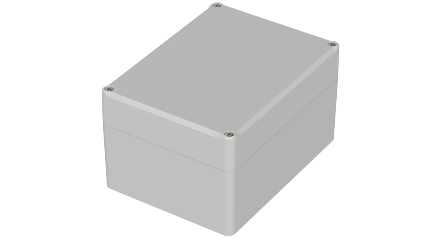 Bopla Euromas II Series Light Grey ABS Enclosure, IP65, Light Grey Lid, 160 x 120 x 92mm