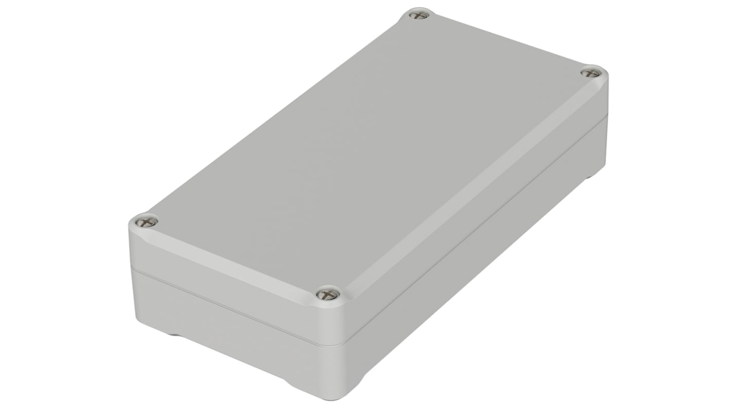 Bopla Euromas II Series Light Grey ABS Enclosure, IP65, Light Grey Lid, 160 x 80 x 37mm