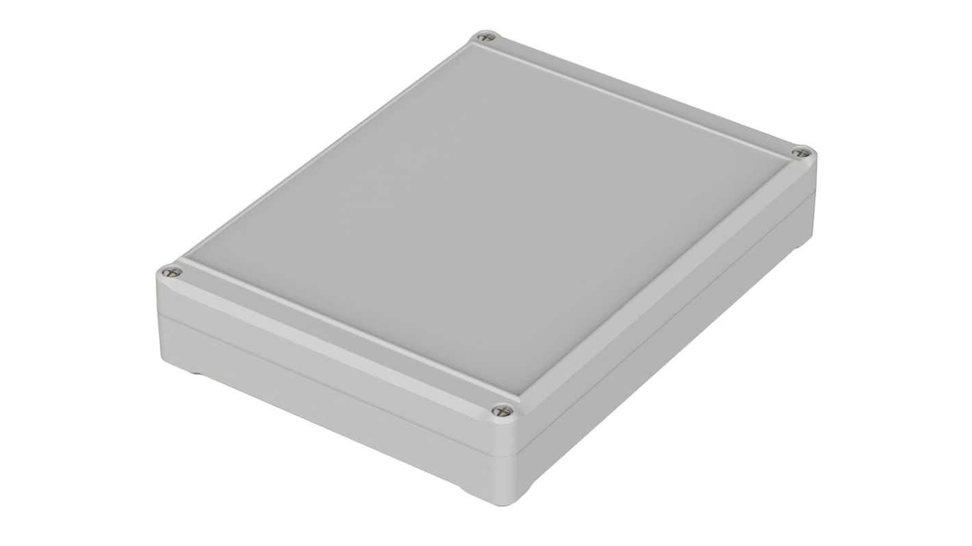 Bopla Euromas II Series Light Grey ABS Enclosure, IP65, Light Grey Lid, 200 x 150 x 37mm