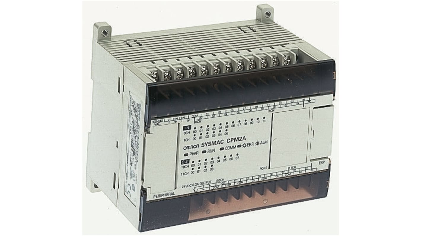 Controlador lógico Omron CPM2A, 36 (dc) entradas tipo dc, 24 (transistor) salidas tipo Transistor, comunicación