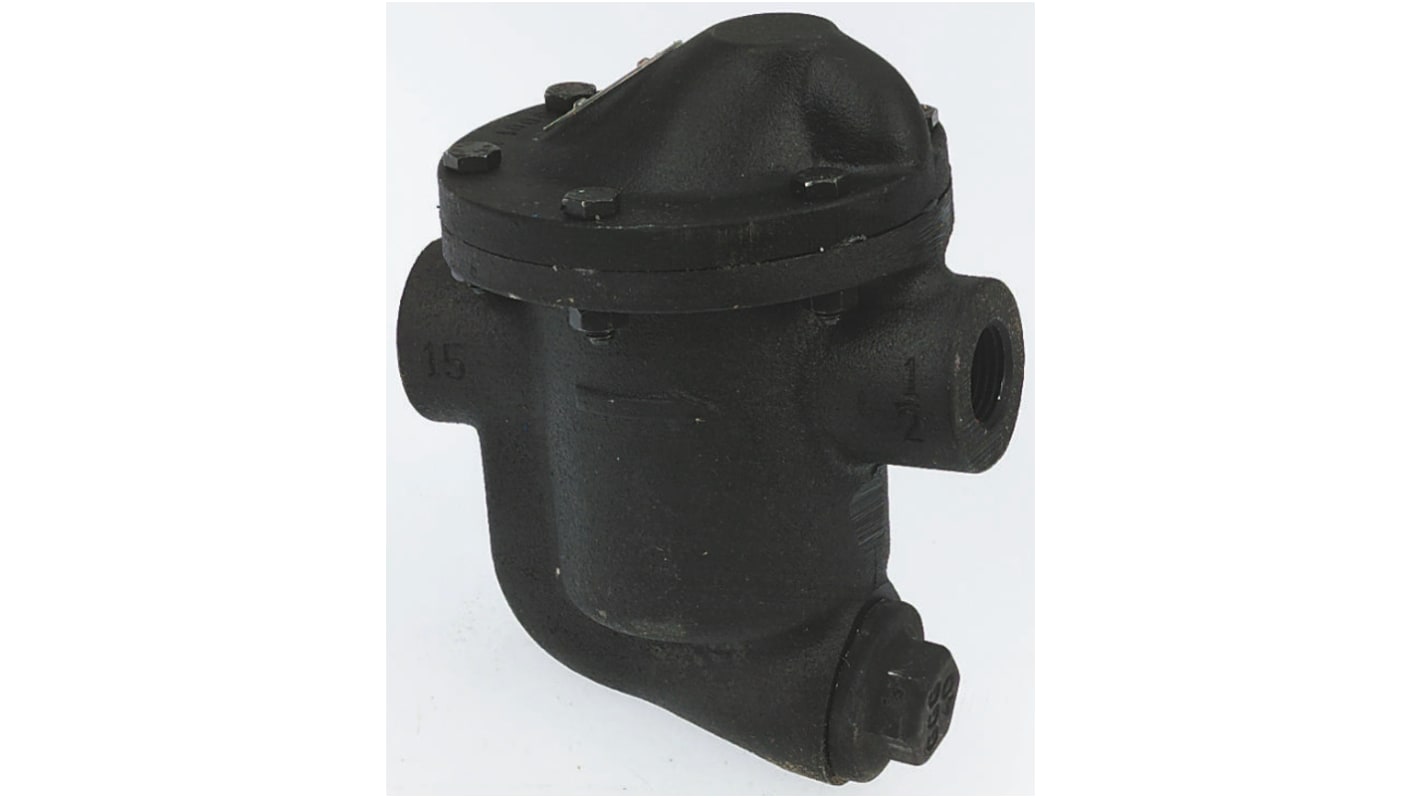 Spirax Sarco 10 bar Iron Inverted Bucket Steam Trap, 1/2 in BSP Female