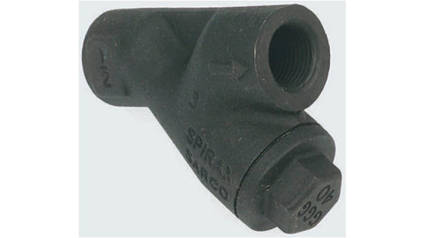 Spirax Sarco 铁滤网 Y型过滤器, 连接尺寸1in, 适用于蒸汽