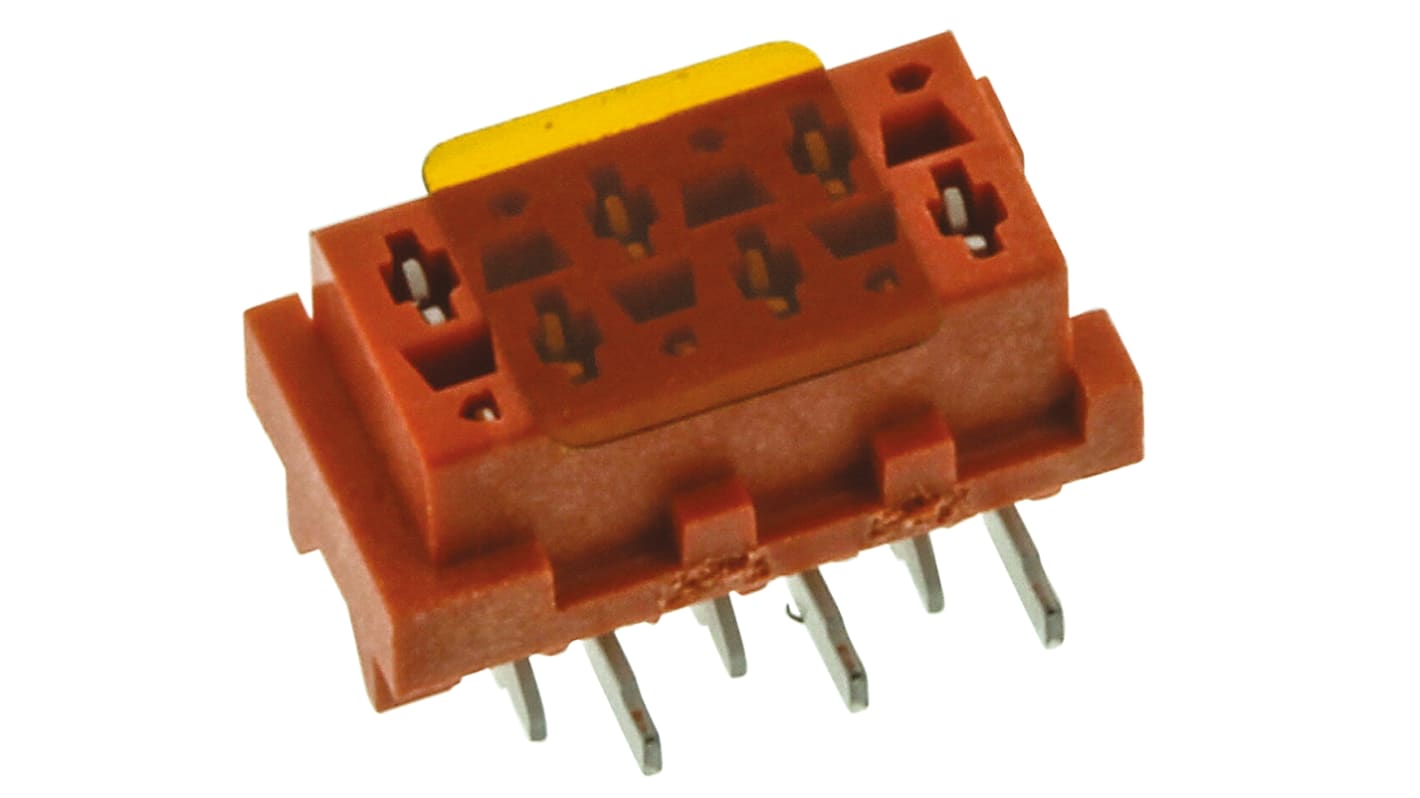 Gniazdo PCB 6 -pinowe 2 -rzędowe raster: 1.27mm Żeńskie na płytkę Proste SMD