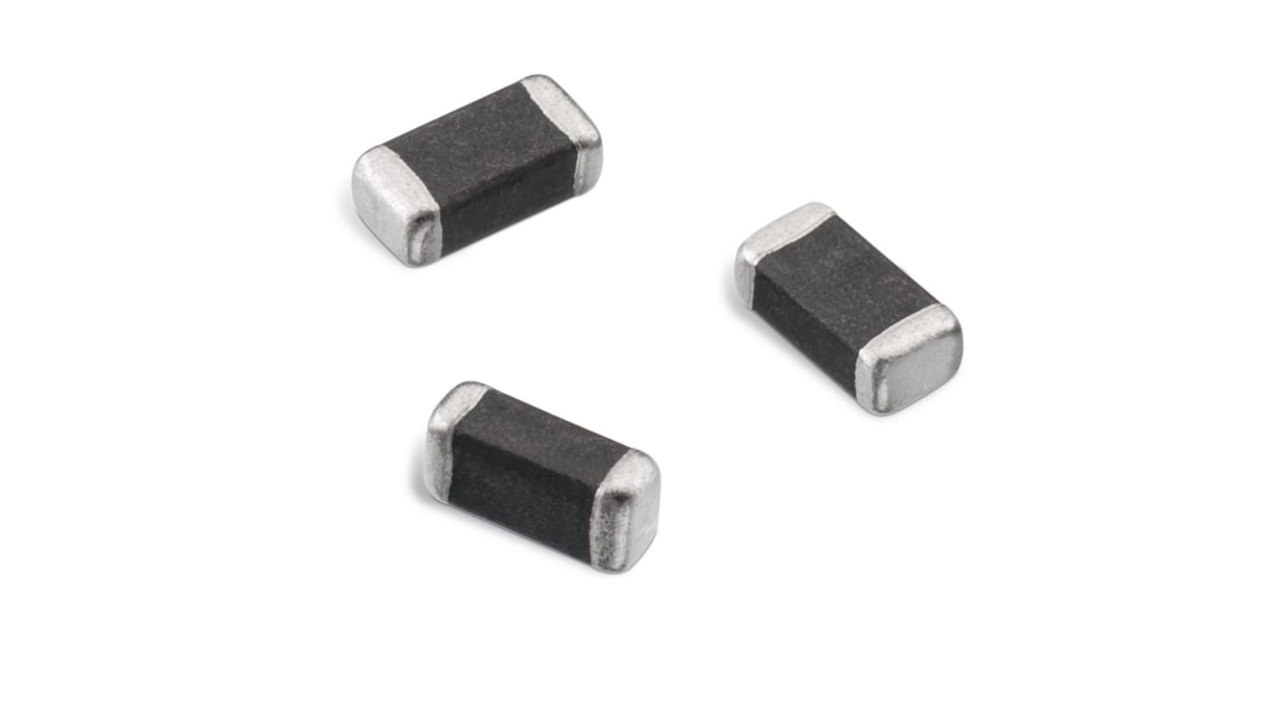 Wurth, WE-CBF, 0603 (1608M) Unshielded Multilayer Surface Mount Inductor with a Ferrite Core, ±25% Multilayer 200mA Idc
