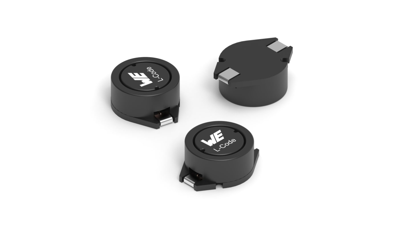 Wurth, WE-PD3 Shielded Wire-wound SMD Inductor with a Ferrite Core, 68 μH ±15% Wire-Wound 820mA Idc Q:35