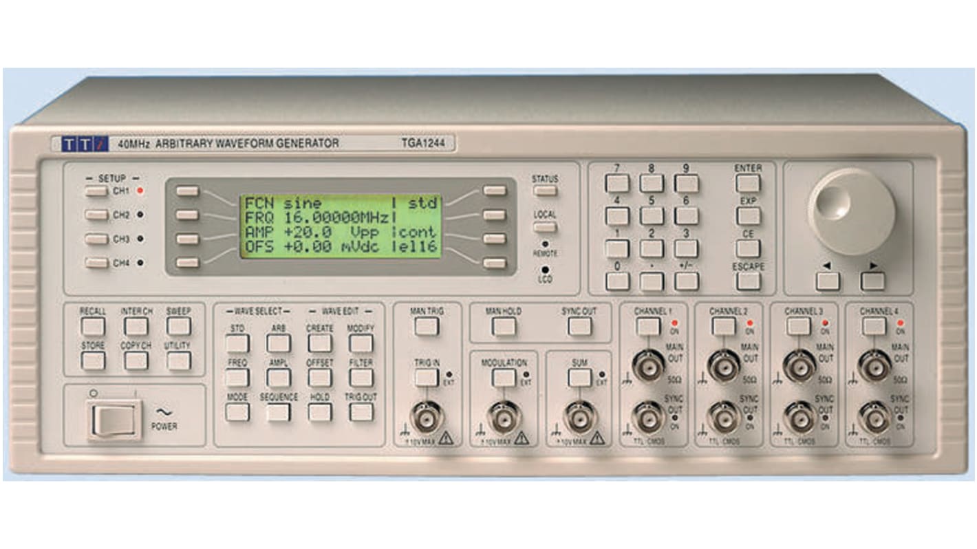 Aim-TTi TGA1242 Function Generator 16MHz GPIB, RS232