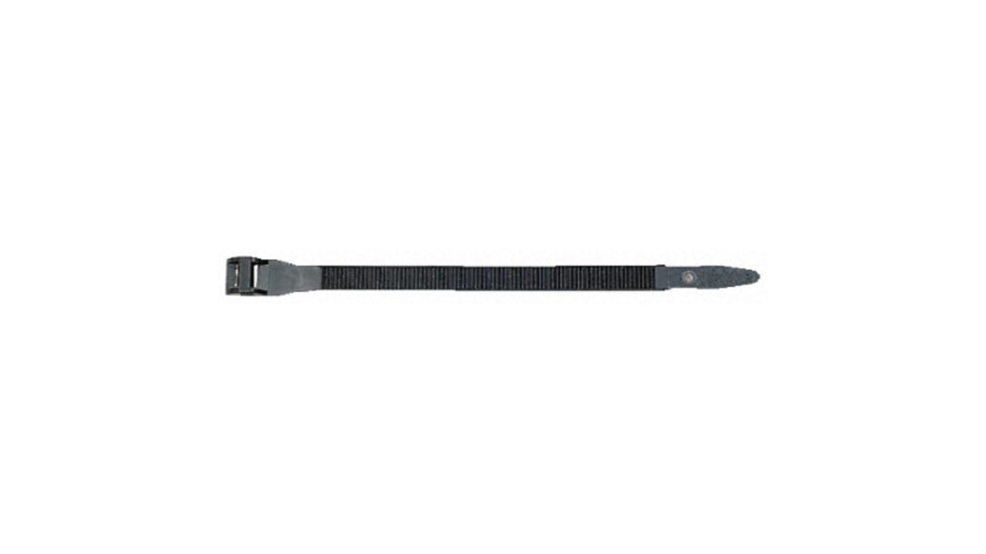SES Sterling Cable Tie, External Serration, 780mm x 9 mm, Black PA 12, Pk-100