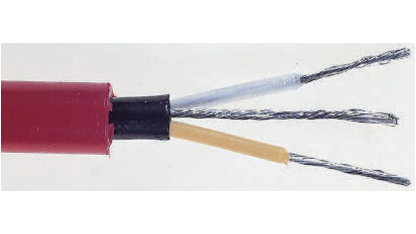RS PRO 2 Core Screened, 6.6mm od, 100m, Red