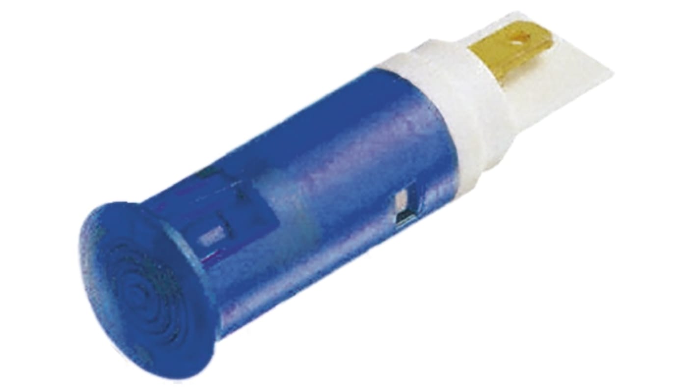 Indicatore da pannello Signal Construct Blu  a LED, 12 → 14V, A filo, foro da 5mm