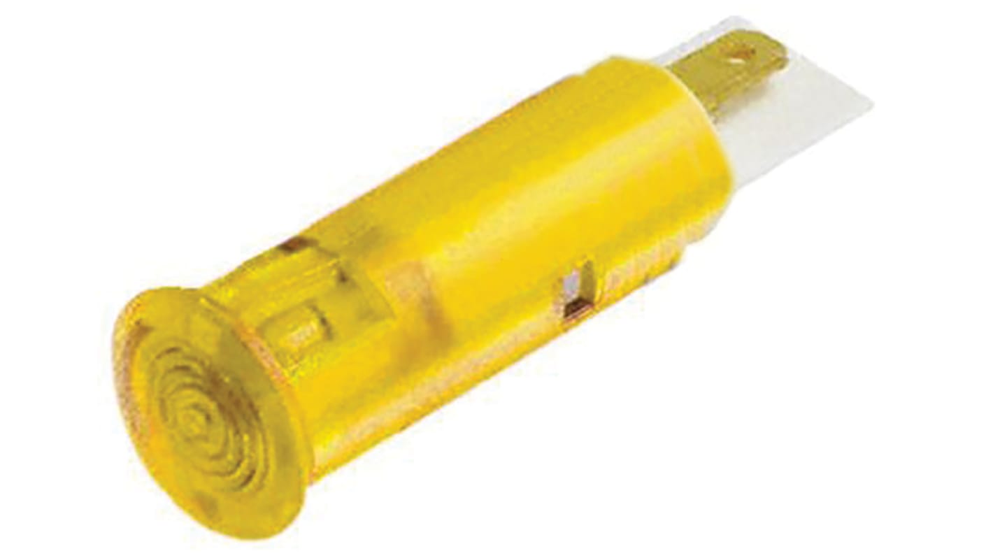 Indicatore da pannello Signal Construct Giallo  a LED, 12 → 14V, A filo, foro da 6mm