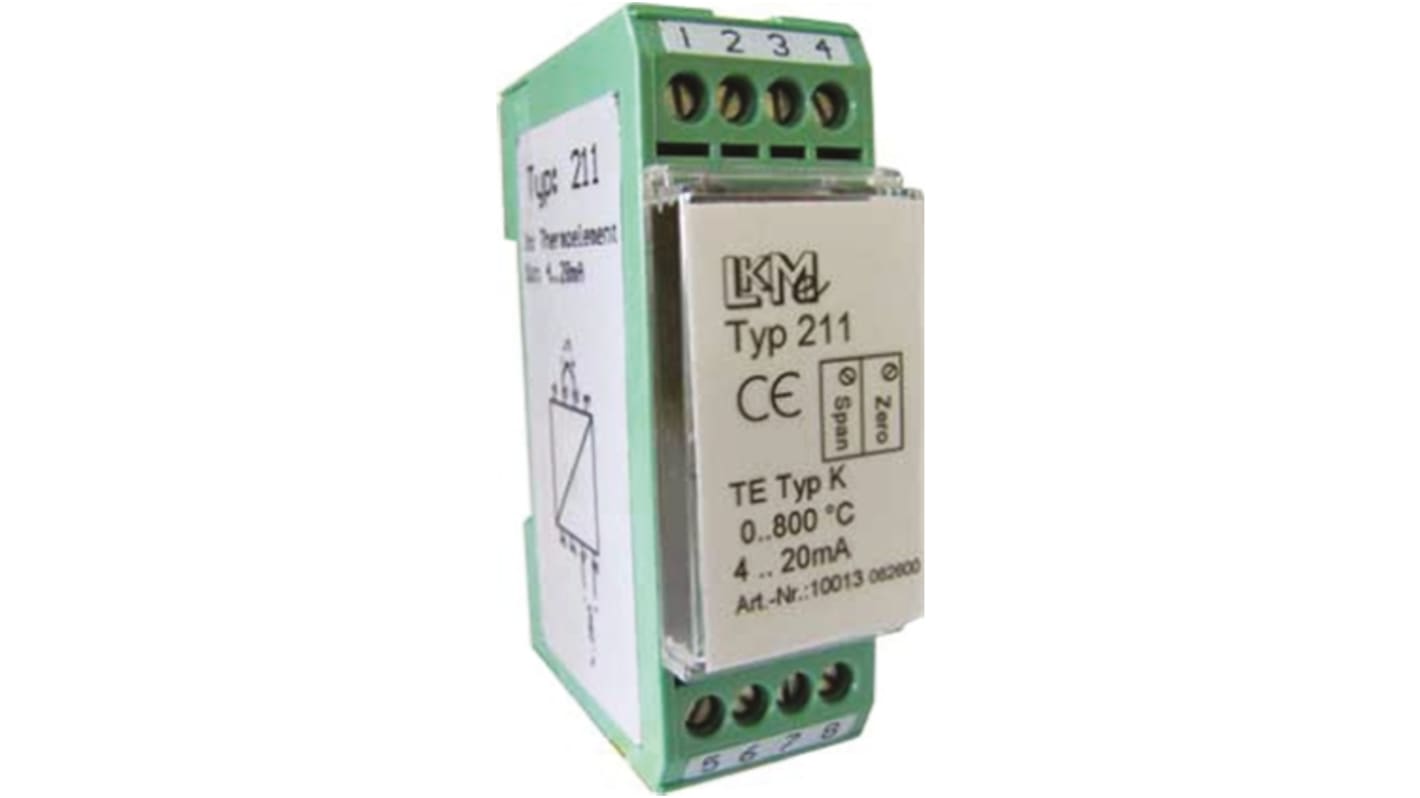 LKMelectronic LKM 211 Temperature Transmitter TC Type K Input, 10 → 35 V