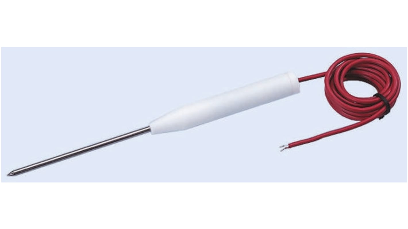 Electrotherm PT100 RTD Sensor, 3mm Dia, 100mm Long, Probe, F0.3 +250°C Max