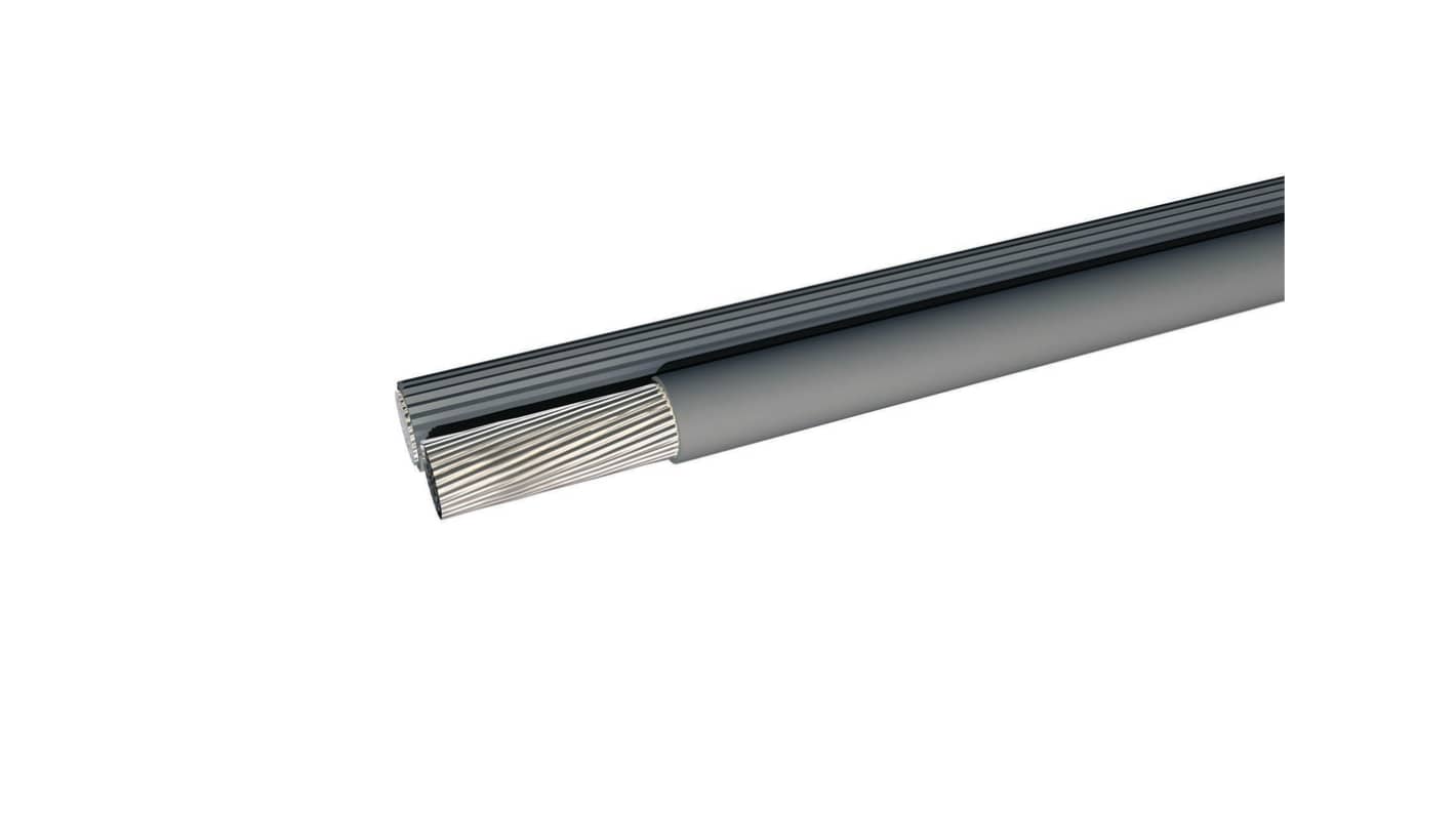 S2Ceb-Groupe Cae Audiokabel 2-leder, Grå, PVC kappe Flad, UD: 2.1 x 4.2mm, PVC Isolation, 0,75 mm² CSA