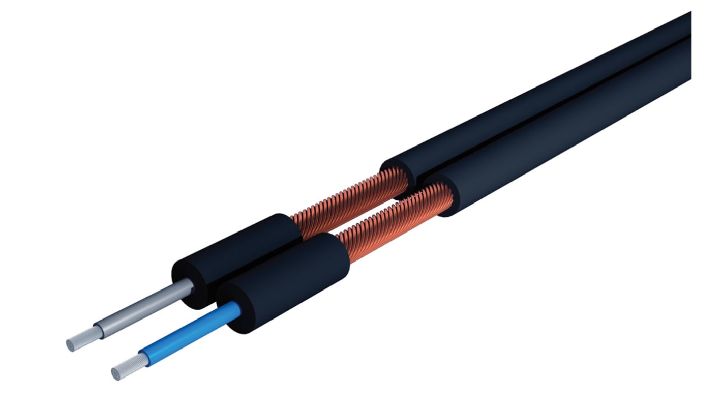 Cable de audio apantallado S2Ceb-Groupe Cae de 2 conductores, sección 0,22 mm², Ø ext. 3.5mm, long, 100m
