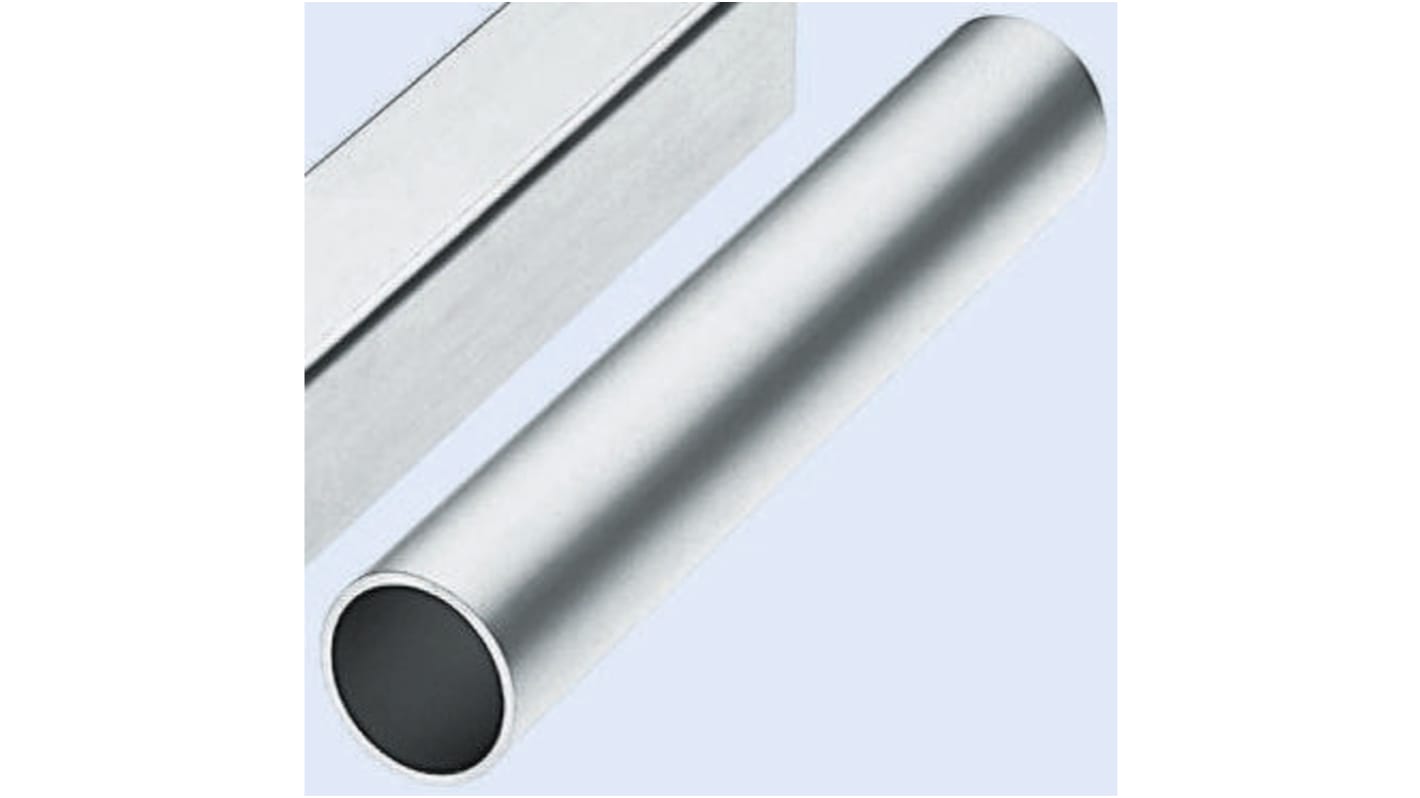 Rose+Krieger Silver Steel Round Tube, 2000mm Length, Dia. 40mm