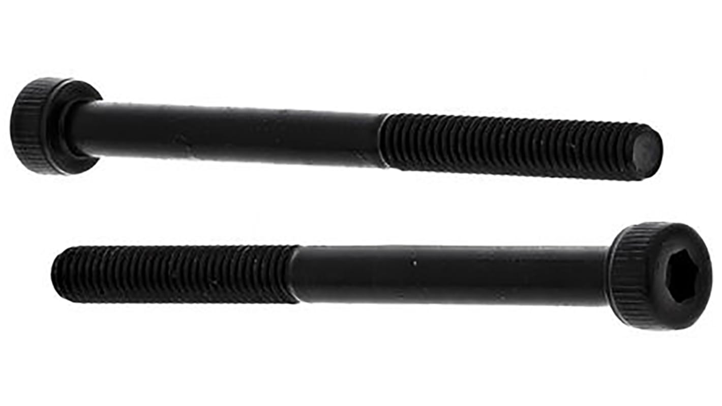 Śruba imbusowa No. 8 długość 10mm Nakrętka, gniazdo sześciokątne Stalowe Holo-Krome