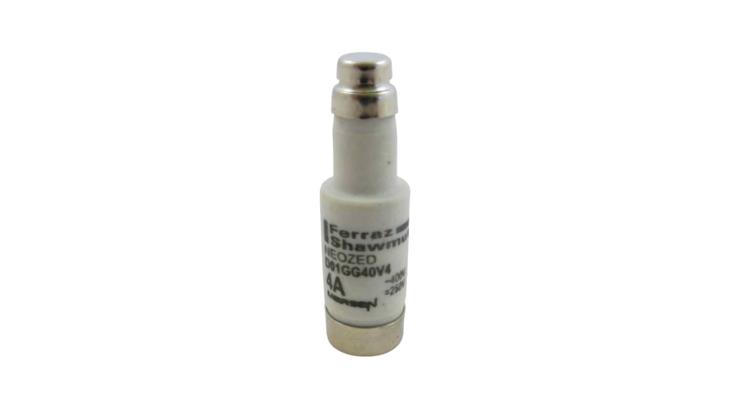 Fusible neozed Mersen, W200809, 4A, D01, gG 400V ac