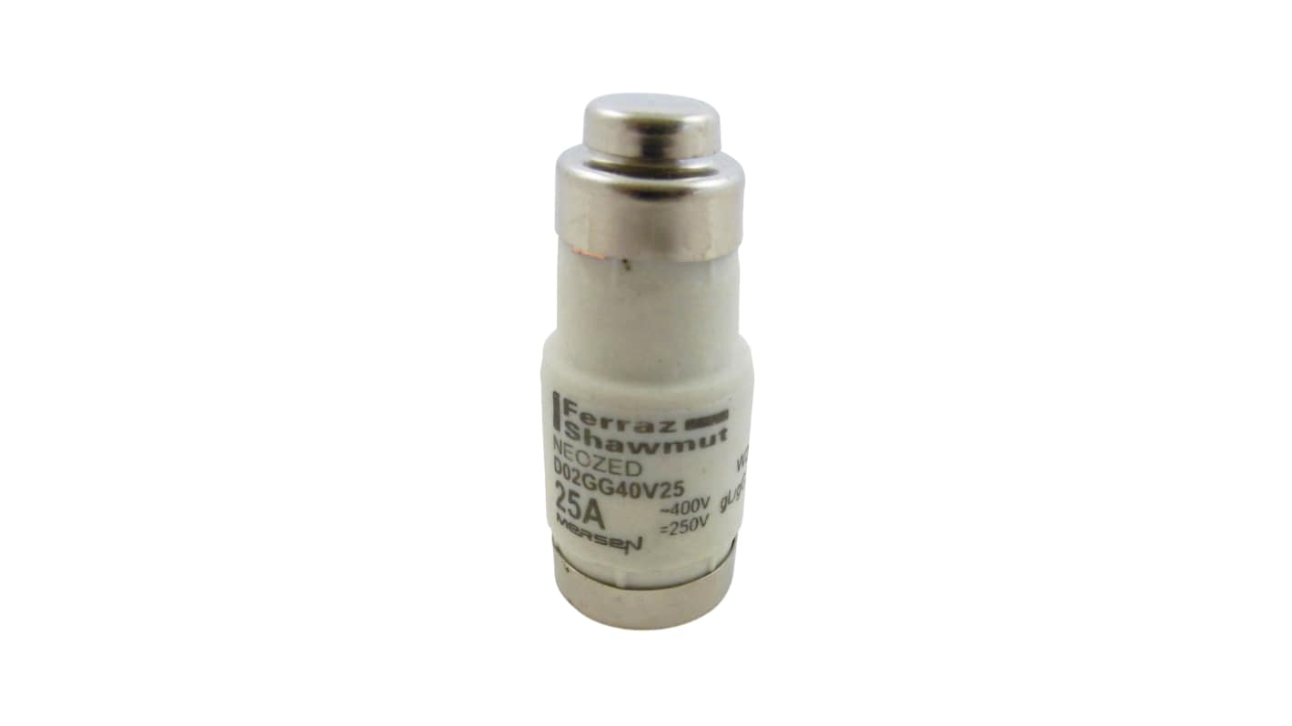 Mersen 25A D02 Neozed Fuse, gG, 400V ac