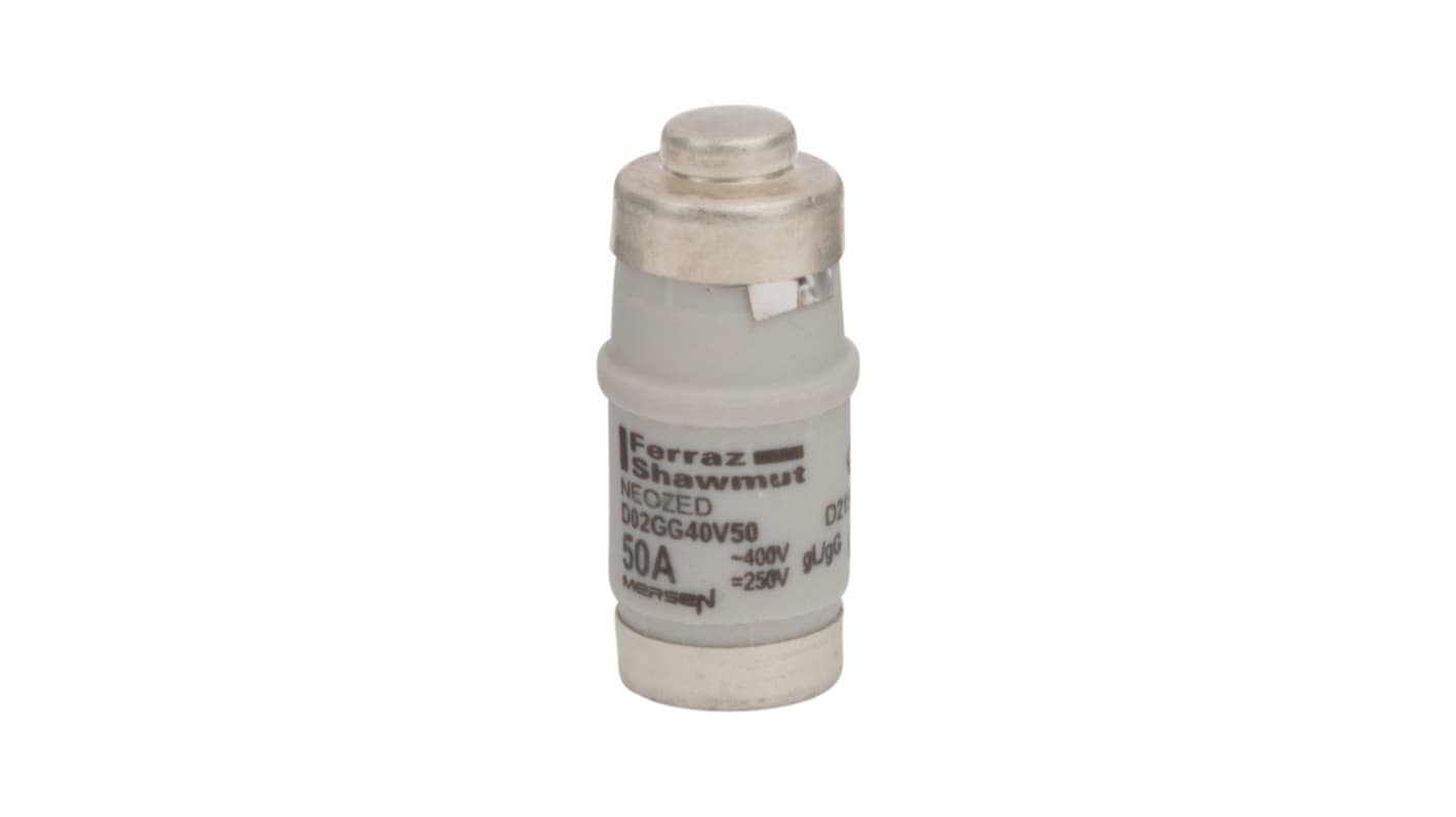 Mersen 50A D02 Neozed Fuse, gG, 400V ac