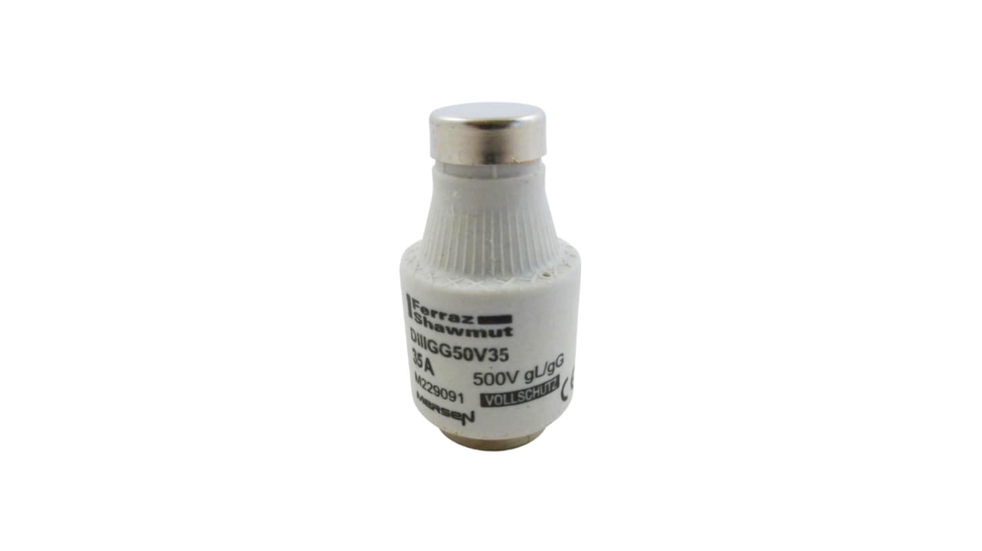 Mersen 35A DIII Diazed Fuse, E33 Thread Size, gG, 500V