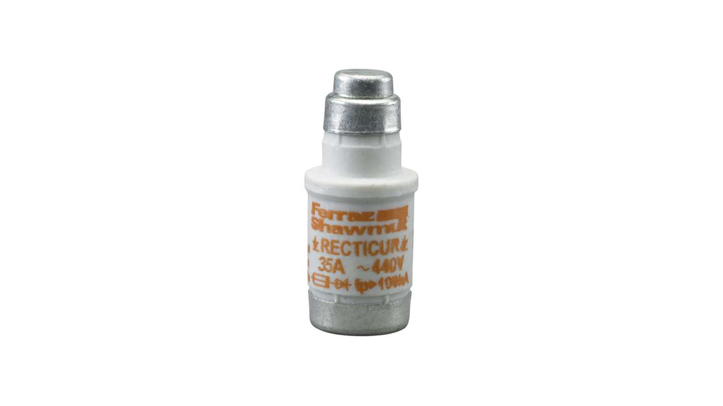 Mersen 35A D02 Neozed Fuse, E18 Thread Size, gR, 440V ac