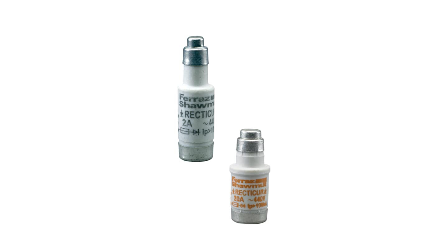 Mersen 50A D02 Neozed Fuse, E18 Thread Size, gR, 440V ac