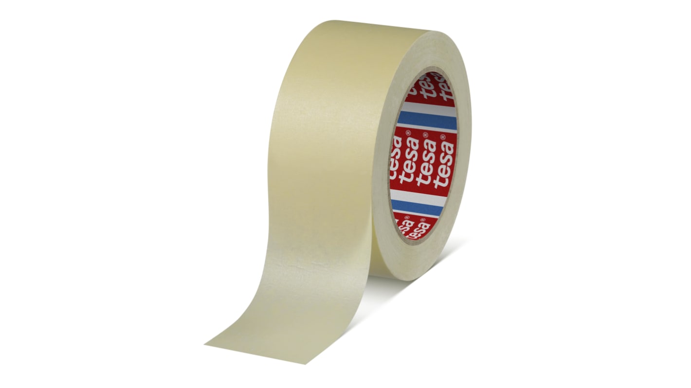 マスキングテープ Tesa 紙,幅：50mm,長さ：50m 黄