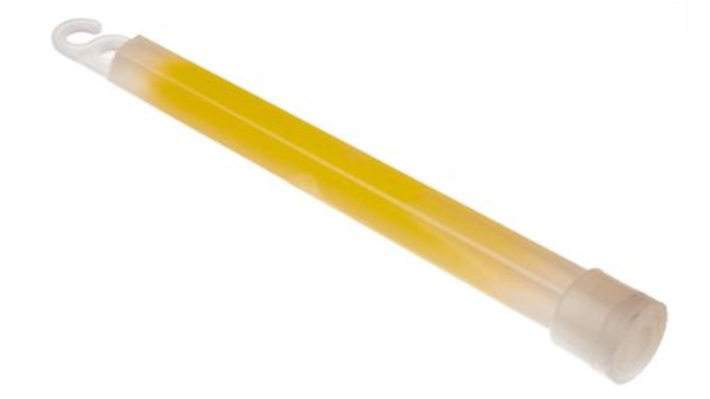 RS PRO Safety Light Glowstick Yellow, 152 mm