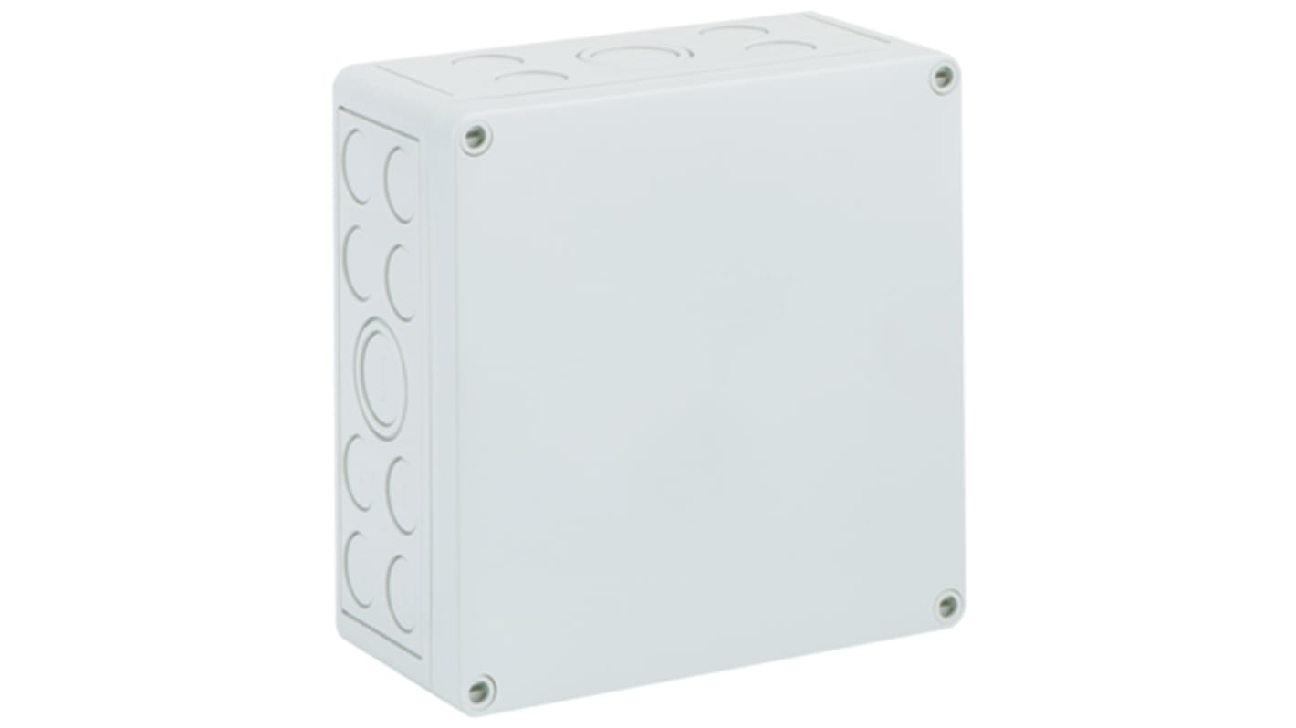 Spelsberg TK PS Series Grey Polystyrene Enclosure, IP66, Grey Lid, 130 x 130 x 75mm