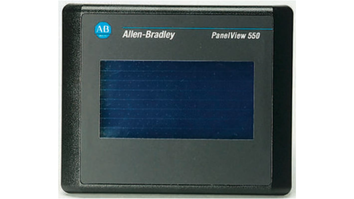 Allen Bradley PanelView 550 Series Touch-Screen HMI Display - 120 x 60 mm, LCD Display, 256 x 128pixels