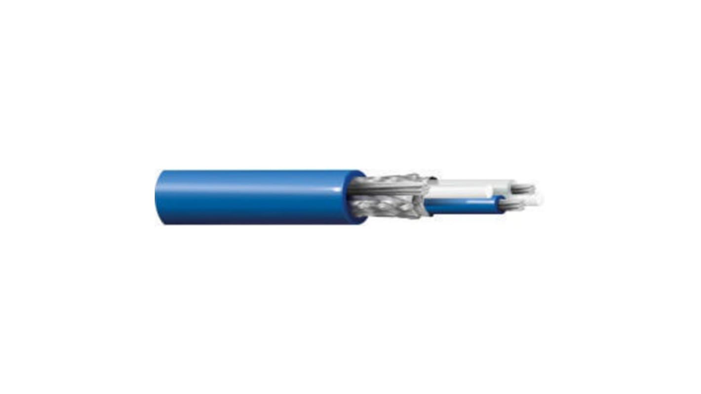 Cable Axial Doble Belden 9463NH.00305 Azul Libre de halógenos y bajo nivel de humo (LSZH) Pirorretardante