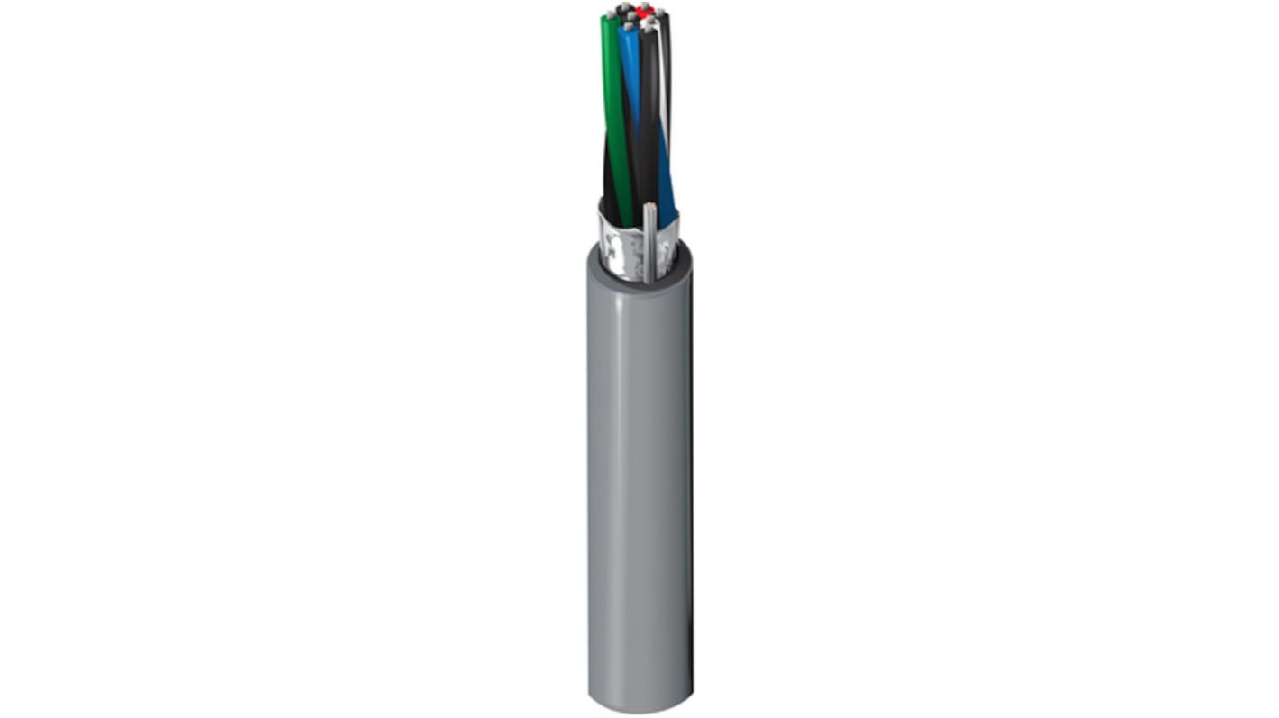 Cable Industrial Multipar apantallado de par trenzado Belden de 2 conductores, 1 par, 0,25 mm², 24 AWG, long. 305m, Ø