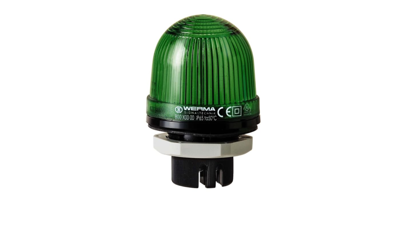 Werma 信号灯 LED灯緑 24 V ac/dc EM 801シリーズ 801.200.75
