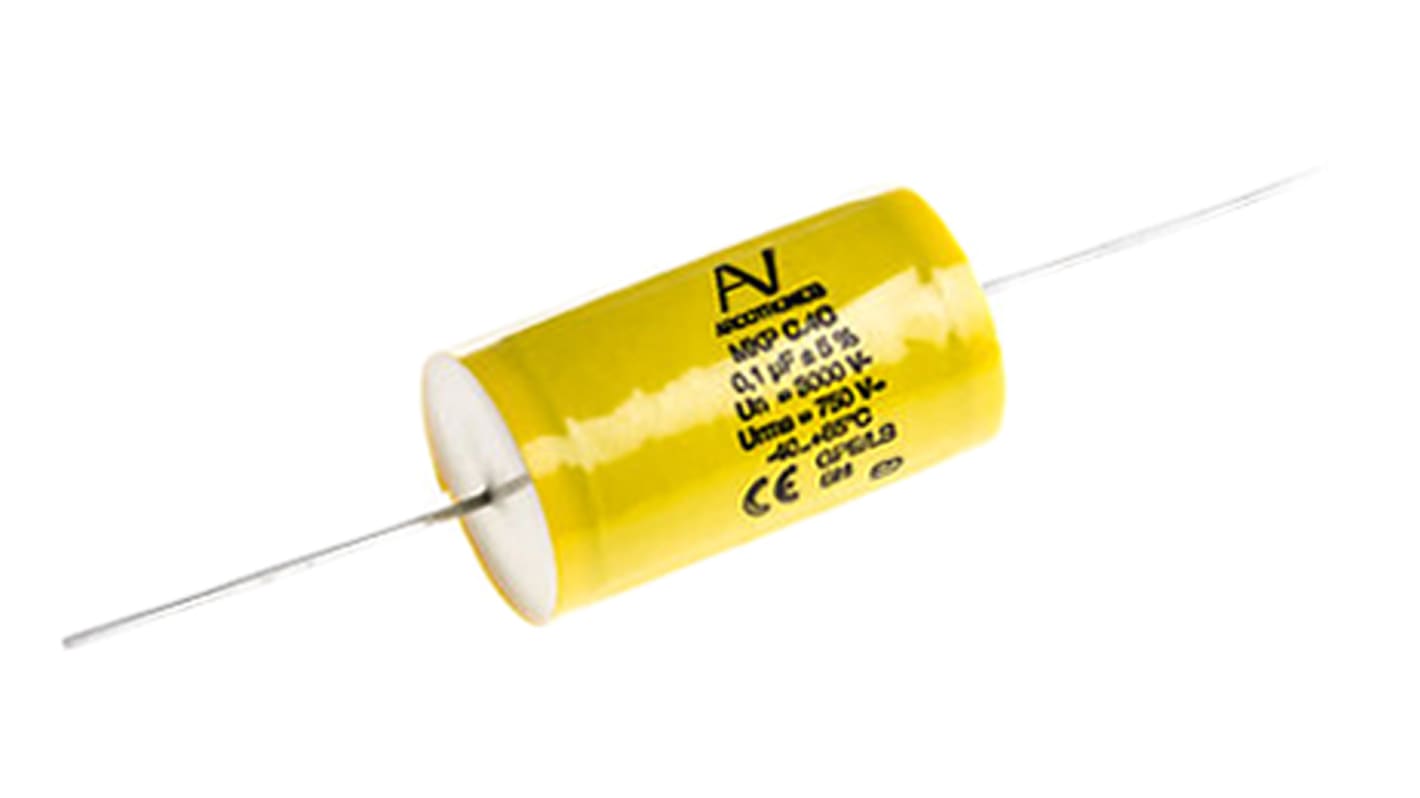KEMET C4C Metallised Polypropylene Film Capacitor, 3kV dc, ±5%, 47nF, Through Hole