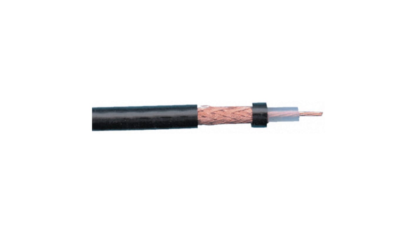 RS PRO, 500m, URM76 Coaxial, Unterminated50 Ω