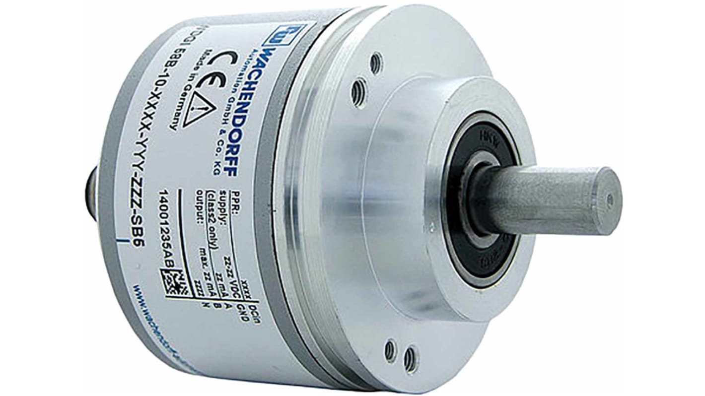 Wachendorff Incremental Incremental Encoder, 360 ppr, RS422, TTL inverted Signal, Solid Type