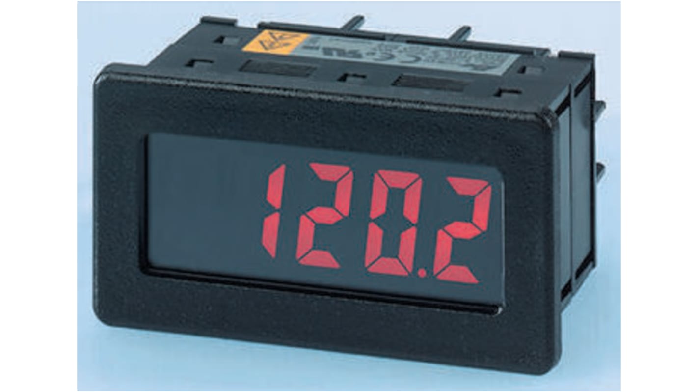 Red Lion 直流数字电压表 , 3.5位数, ±0.1%精度, 68mm x 33mm切面