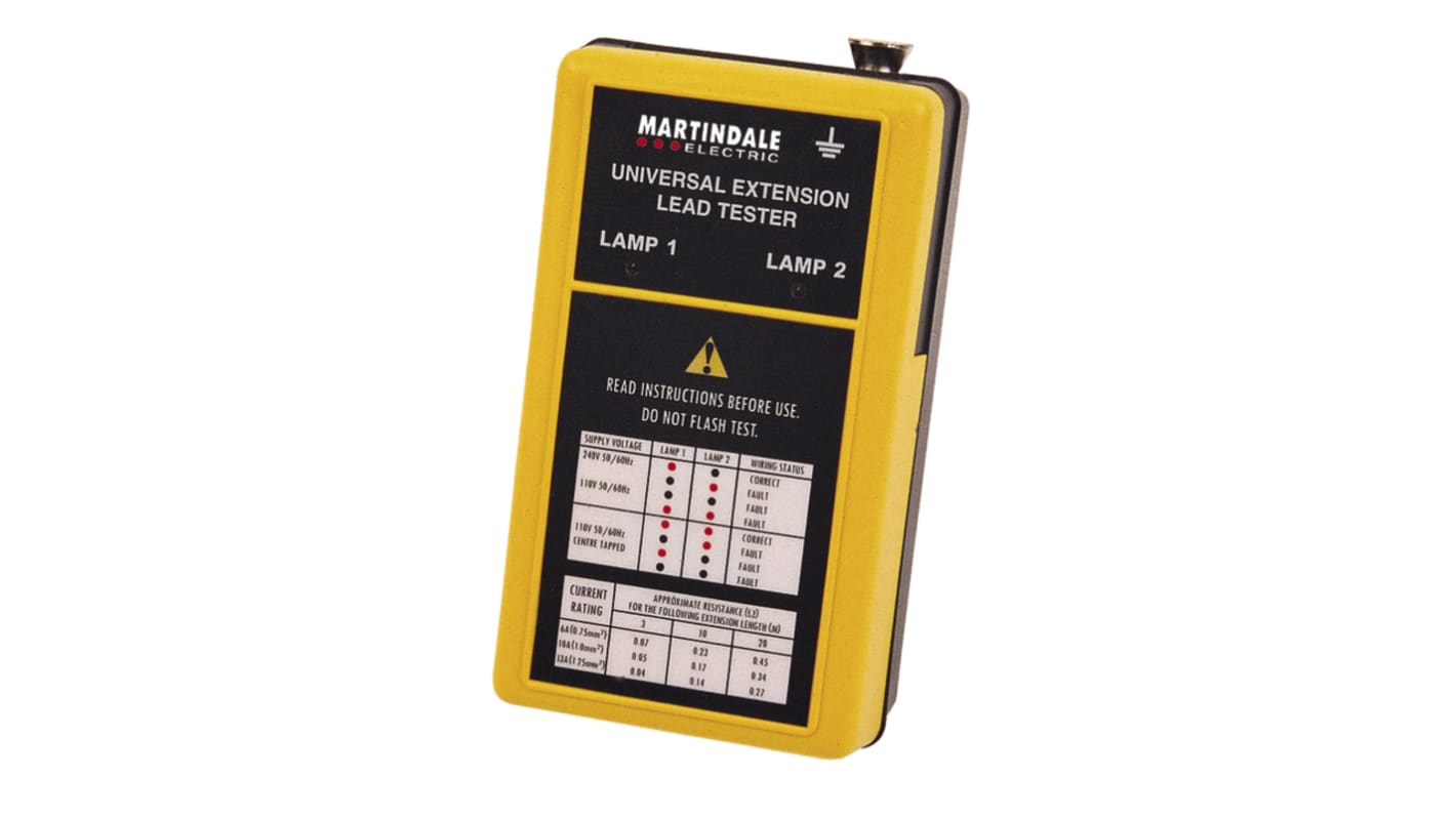Martindale LTDVR PAT Tester, Test Lead Test Type