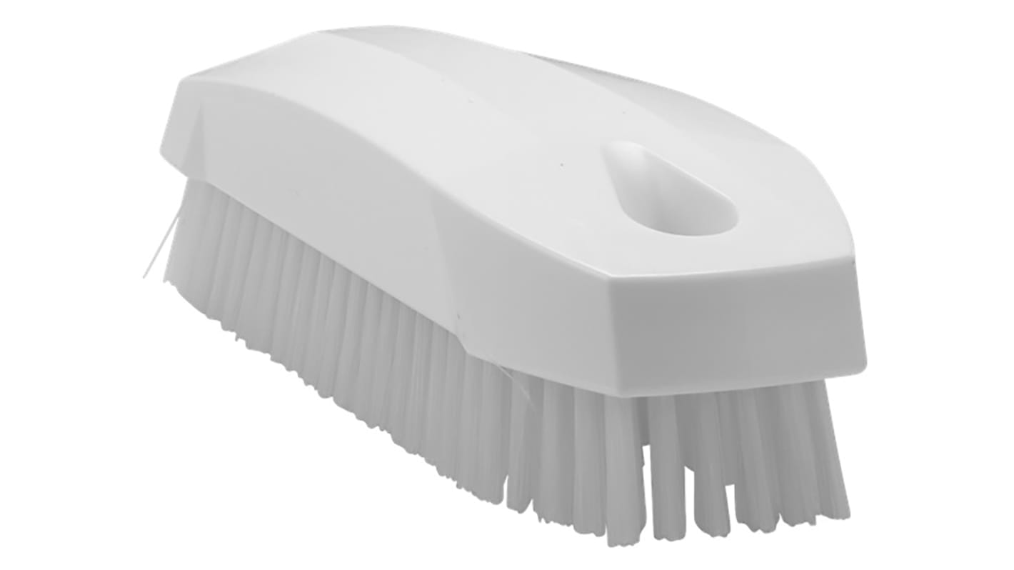 Cepillo Limpiador Vikan 64405 Blanco, 17mm Cepillo para uñas, PET para Limpieza de manos, contenedores, superficies